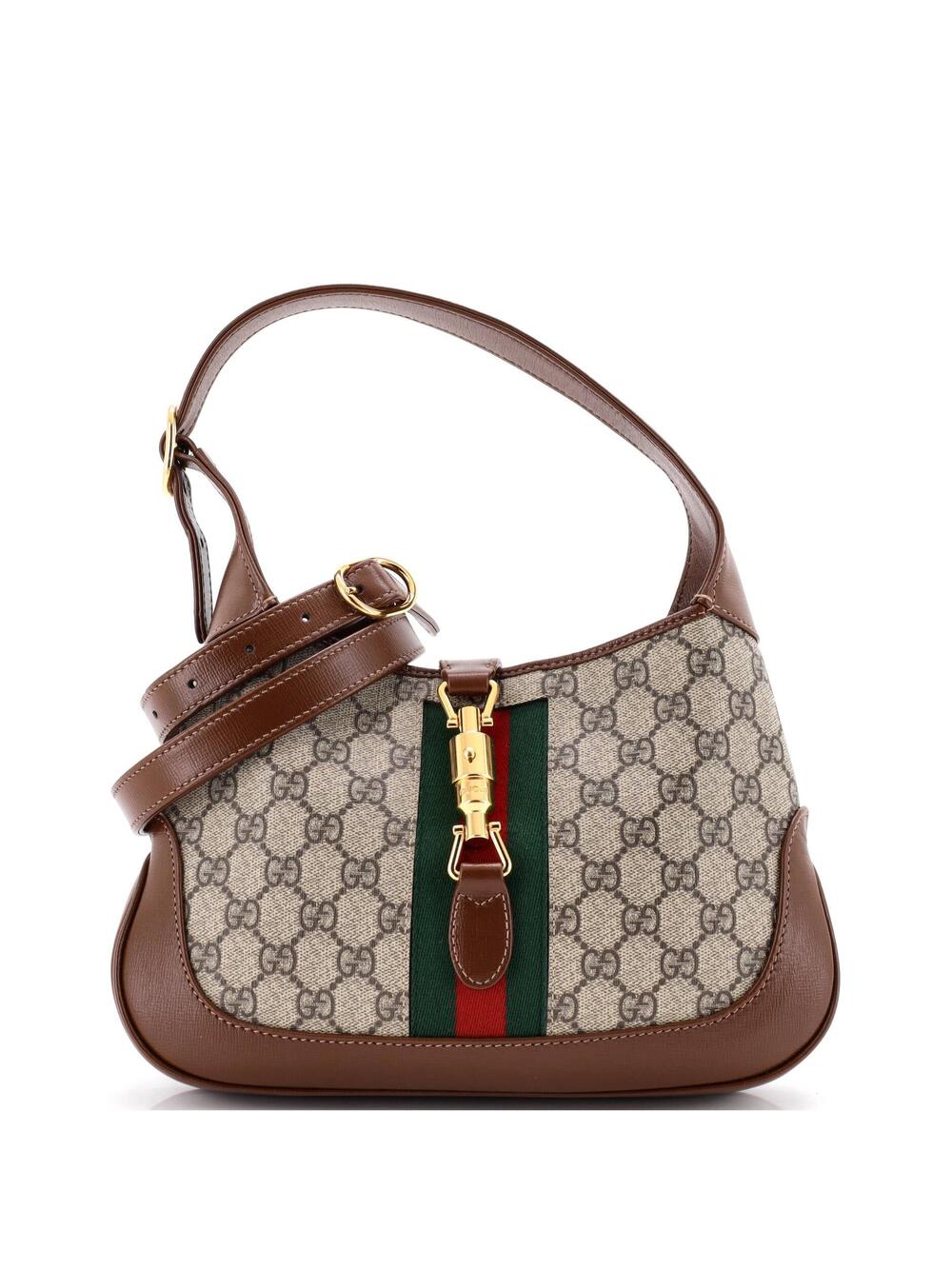 Gucci Jackie Hobo Gg Coated Canvas #348942G22B